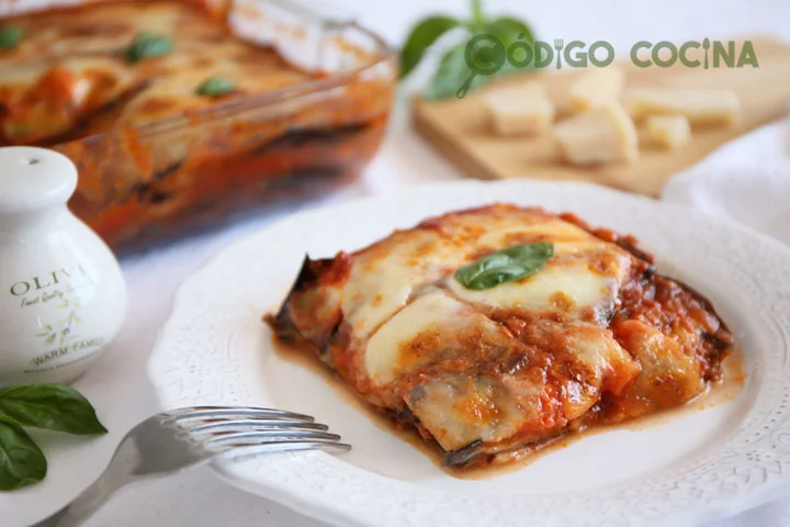 Berenjenas a la parmesana (receta de lasaña de berenjenas)
