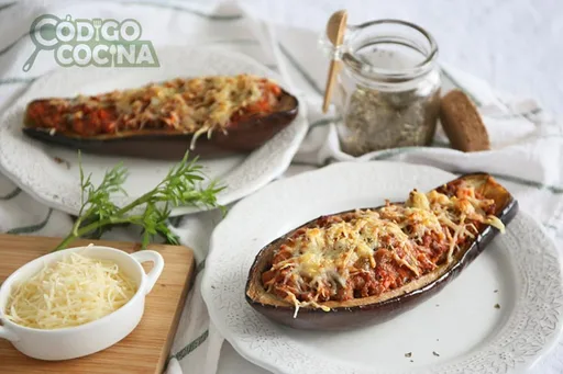 Berenjenas rellenas de carne picada