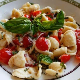 Orecchiette With Fresh Tomatoes And Pecorino