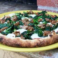 Broccoli Rabe And Sausage Pizza