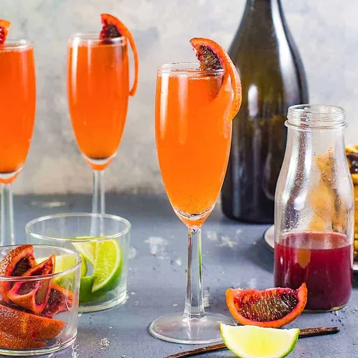 Gin and Blood Orange Mimosa