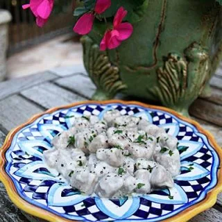 Chestnut Gnocchetti With Creamy Cheese Sauce
