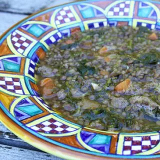 Lentil, Sausage & Broccoli Rabe Soup