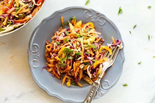 Asian Slaw | Healthy Cabbage Salad