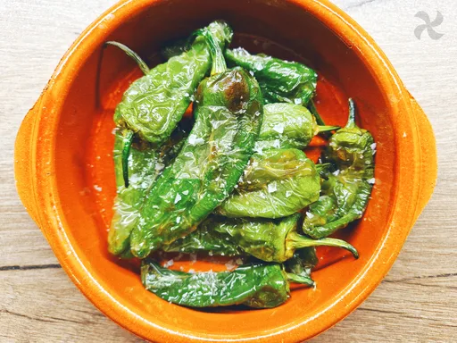 Pimientos del padrón en airfryer