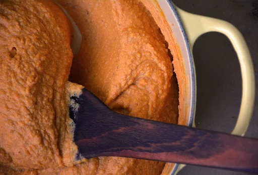 Sweet Potato, Pecan and Chipotle Puree