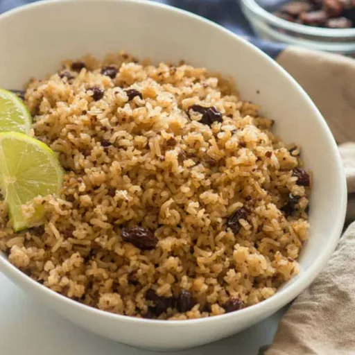 Arroz con coco colombiano