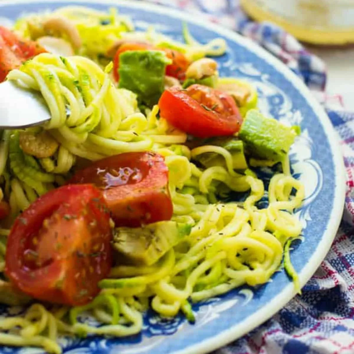 Zucchini Avocado Salad