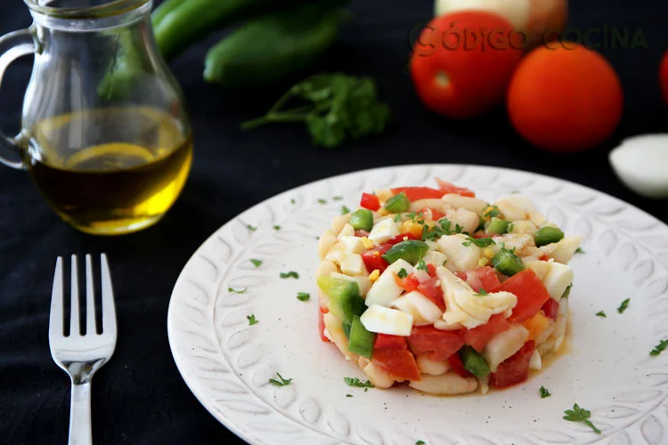 Cómo hacer empedrado de alubias y bacalao