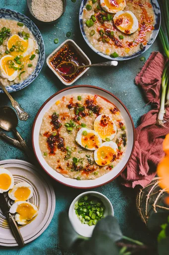 Congee With Miso Sauce