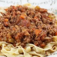 Ragú a la boloñesa