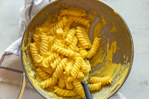 Pâtes au pesto de carotte