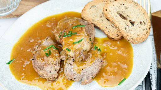 Solomillo de cerdo en salsa de naranja con Coca-Cola