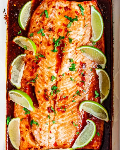 Salmón tailandés al horno