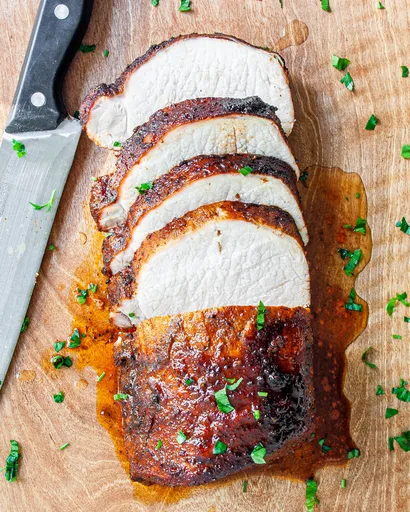 Lomo de cerdo al balsámico