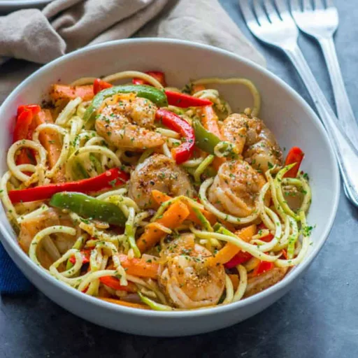 Cajun Shrimp with Zucchini Zoodles