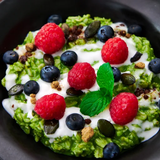 Avena con Matcha