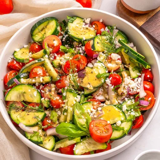 Tomato Cucumber Onion Salad