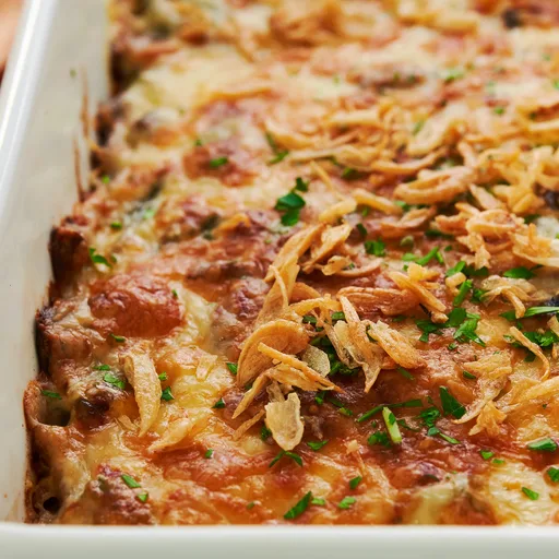 Mushroom Doria (Mushroom Rice Casserole)