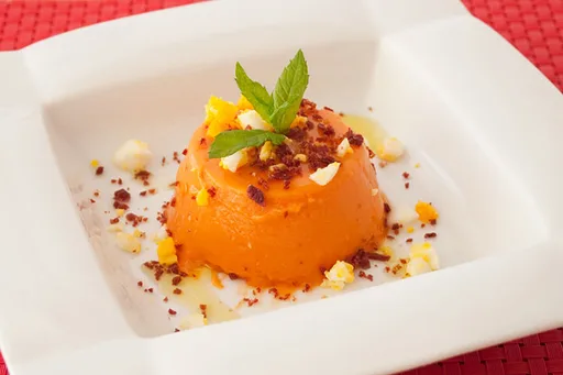 Flan de salmorejo
