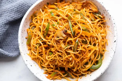 Fideos picantes de ajo y chile