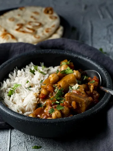 Curry de berenjena