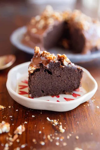 Pastel de chocolate con harina de ragi