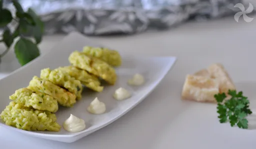 Tortitas de Parmesano y arroz