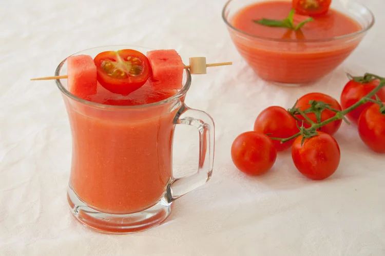 Gazpacho de sandía fácil y rápido