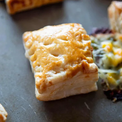 Corn Spinach Puffs