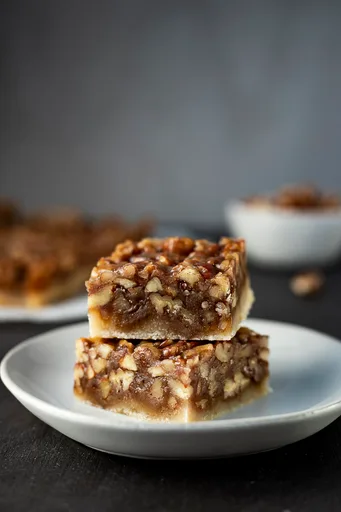 Pecan Pie Bars with Shortbread Crust