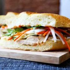 Receta de sándwich Banh Mi de pollo