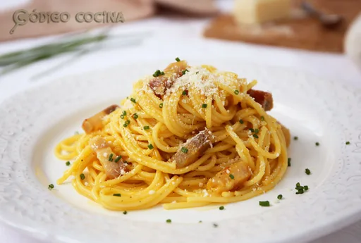 Pasta a la carbonara, auténtica receta italiana