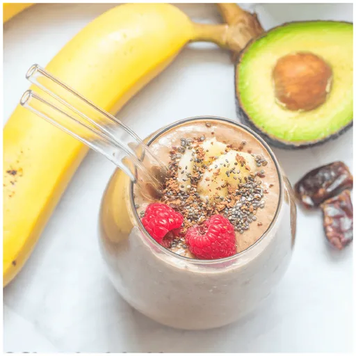 Batido de chocolate vegano