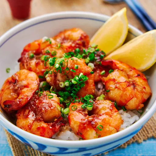 Shrimp Teriyaki Rice Bowl
