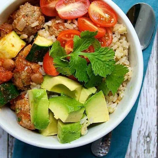Albondigas Burrito Bowls