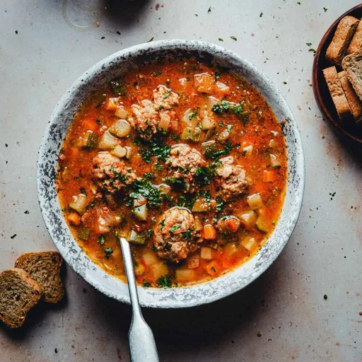 Sopa de Albóndigas