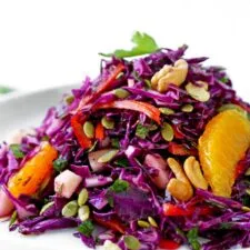 Detox Red Cabbage Slaw