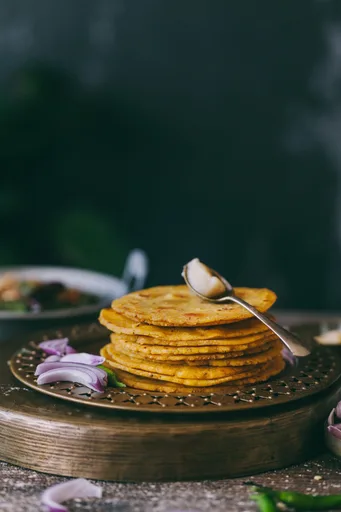 Corn flatbread (Makki di roti)