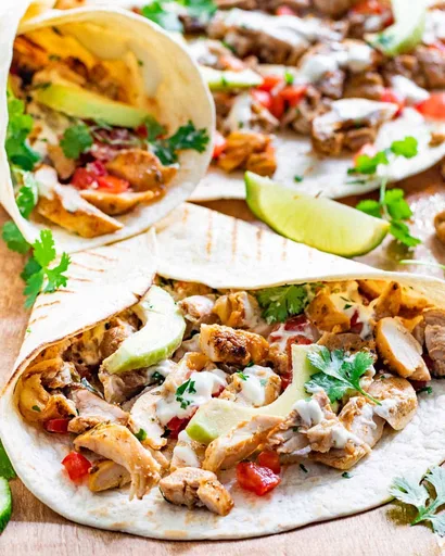Tacos callejeros de pollo