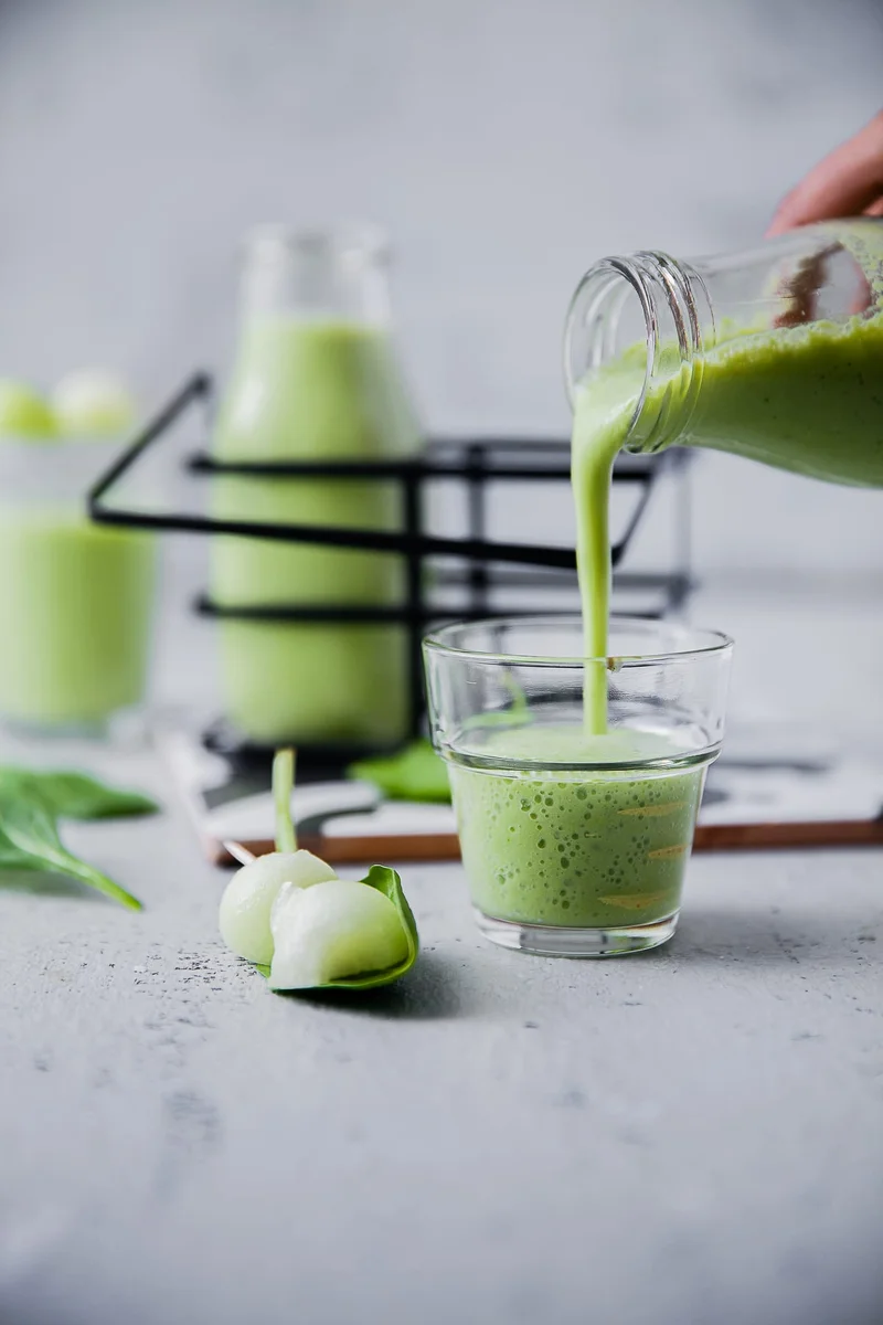 Melon Spinach Smoothie