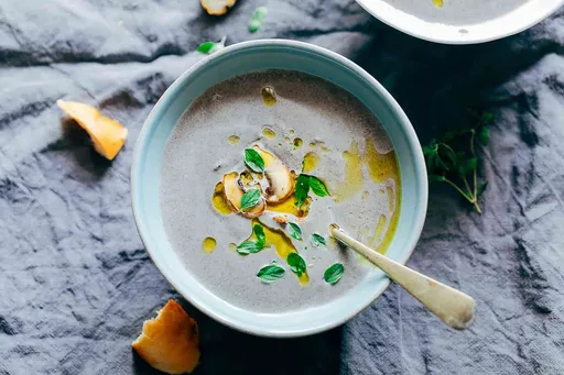 Healthy Cream of Mushroom Soup