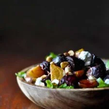 Beetroot, Chevin and Hazelnut Salad