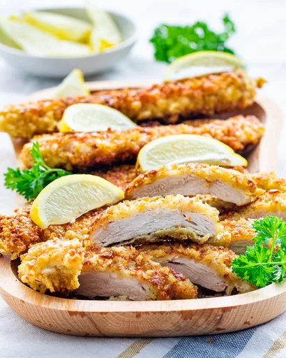 Filetes de pollo crujientes