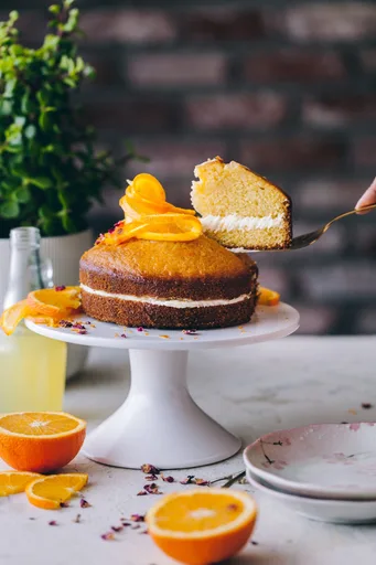 Orange Cornmeal Cake