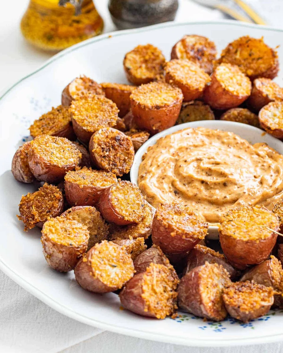 Crispy Parmesan Potatoes