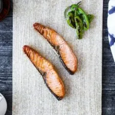 Salmón salado japonés (Shiozake)