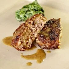 Julia Child's Ground Beef Patties with Onions and Herbs