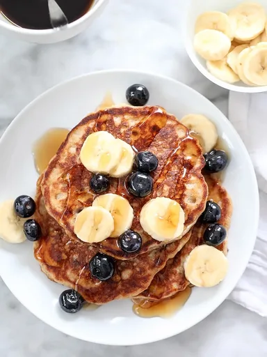 The Best Banana Bread Pancakes
