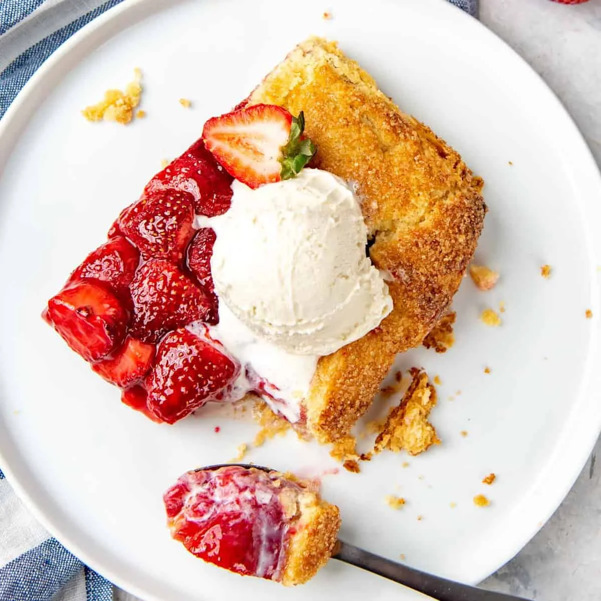 The Best Strawberry Galette